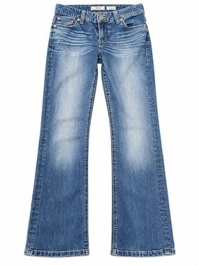 BKE Women's Dakota Jeans in Classic Blue 29x31.5”